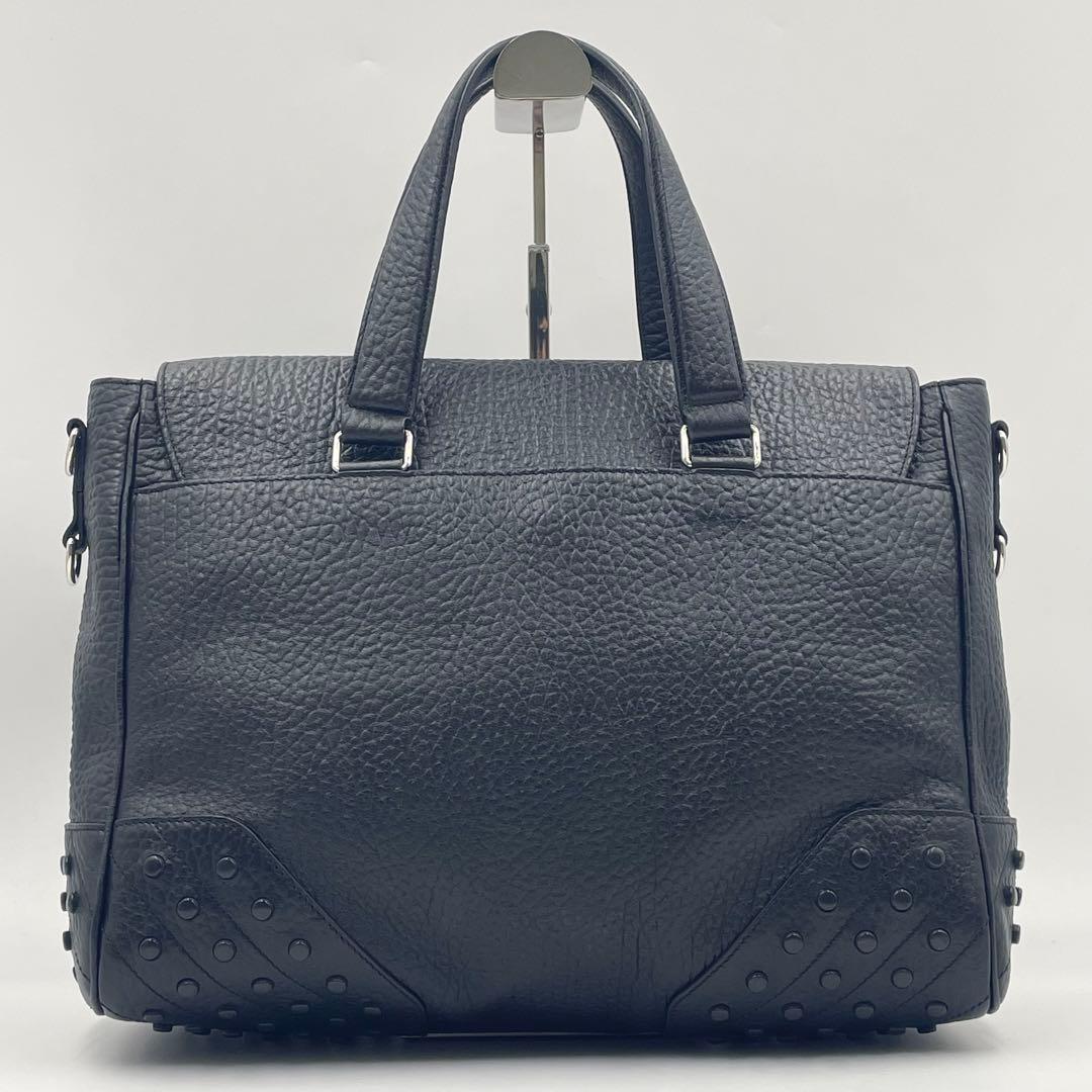 【未使用級】TOD’S ゴンミーニ エンベロープ レザービジネスバック2way
