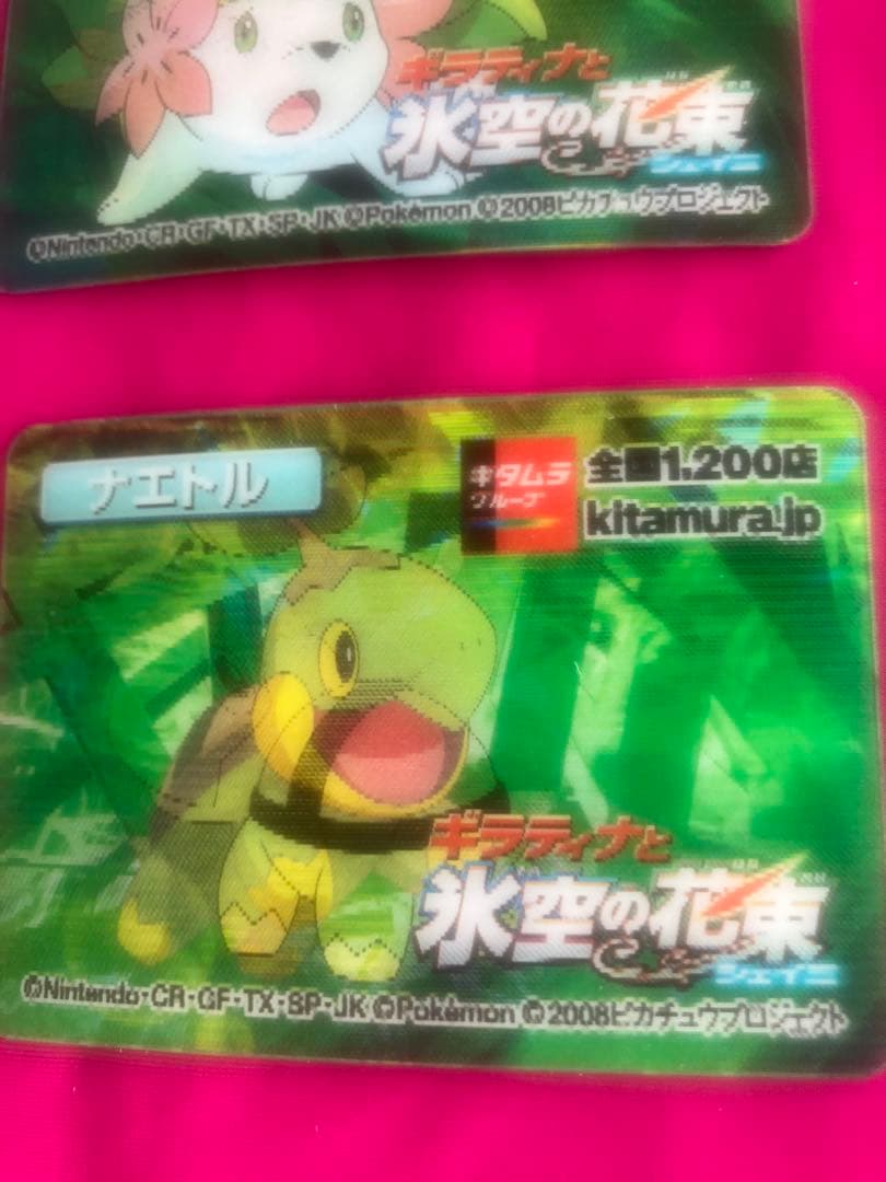 ポケモン氷空の花束劇場版❣️3D動くカード 9枚　希少価値高い❣️レア　日本製　新品