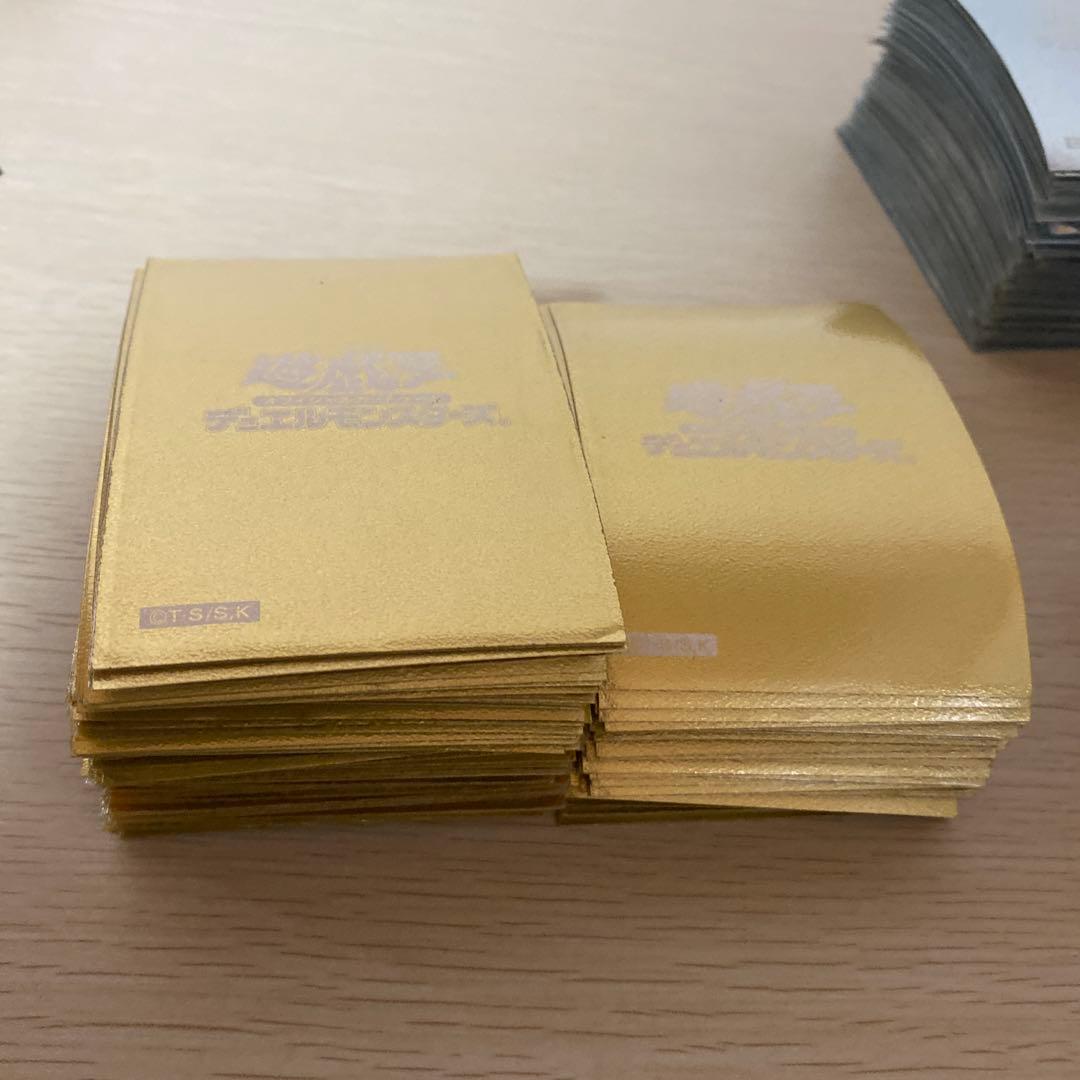 遊戯王　スリーブ　初期ロゴ　まとめ大量　オシリス　ゴールド　シルバー　ブルー