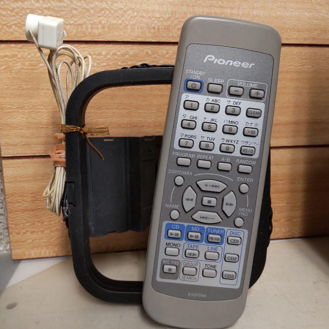 値下げ MD/TAPE/FM/AM/AUX/OPT パイオニア 80W 2way