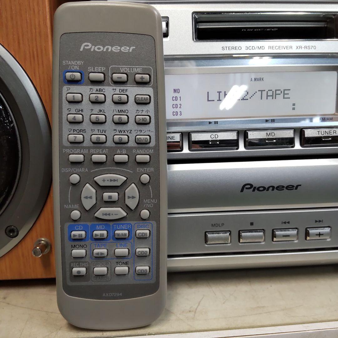 値下げ MD/TAPE/FM/AM/AUX/OPT パイオニア 80W 2way