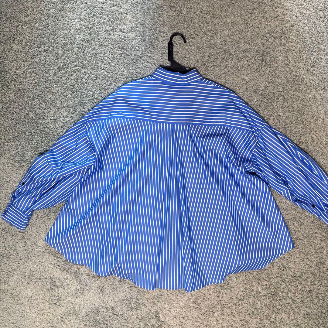 ENFÖLD 2023SS エンフォルド ストライプブラウス