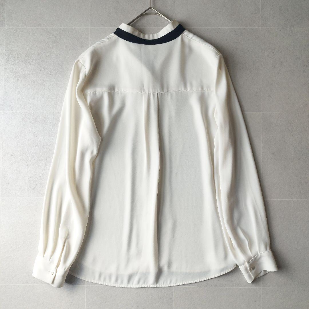 完売品！未使用級✨️アルアバイル ポリエステルツイルハイショクナロータイブラウス