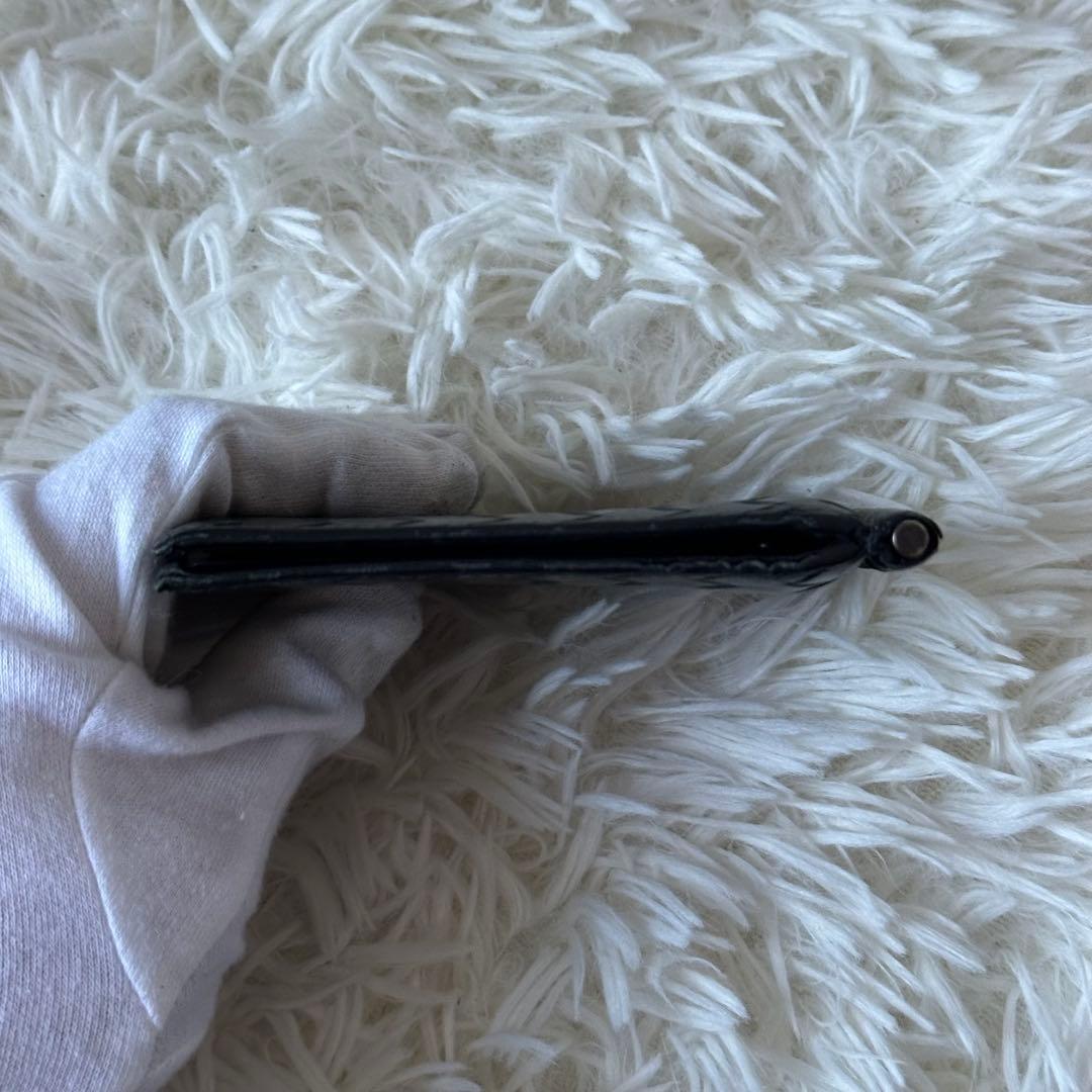 ✨️美品✨️ ボッテガヴェネタ マネークリップ イントレチャート レザー ブラック