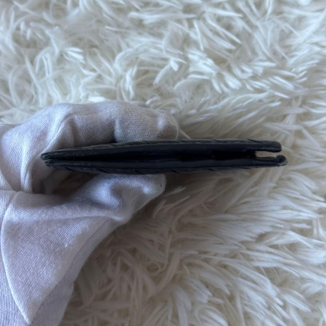 ✨️美品✨️ ボッテガヴェネタ マネークリップ イントレチャート レザー ブラック