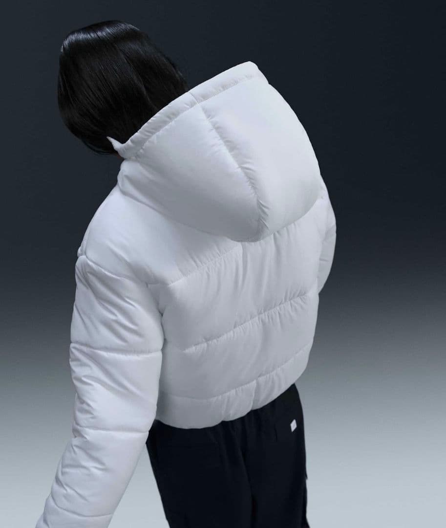 NIKE ナイキ M ダウンジャケット ホワイト レディース ショート丈