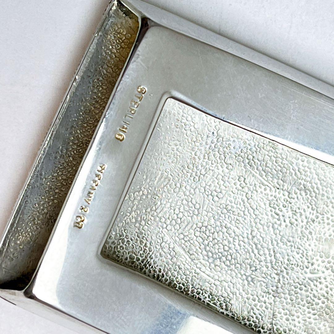 ティファニー　希少　エンジンターン　バックル　925