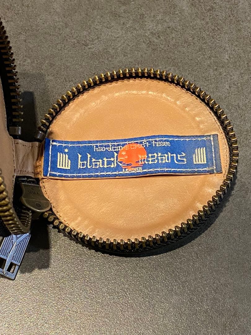 【超希少 初期】black means LEATHER COIN CASE