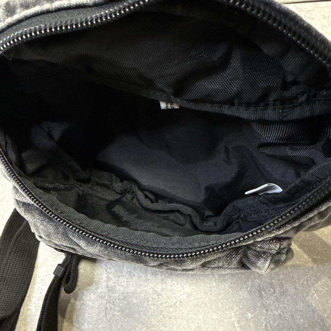 PORTER×B印 YOSHIDA ウエストバッグ ケミカルウォッシュ 黒