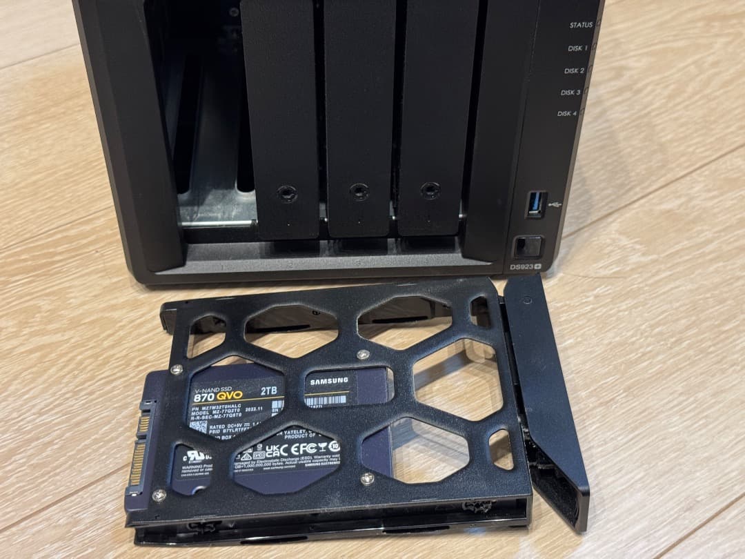 Synology DS923+ ディスク/NICフルセット