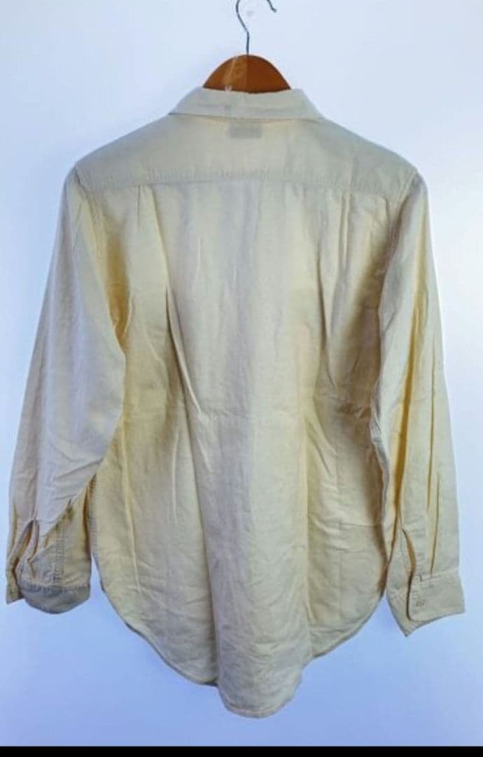 激レア　AT LAST & CO ワーキングシャツ 長袖 クリーム色