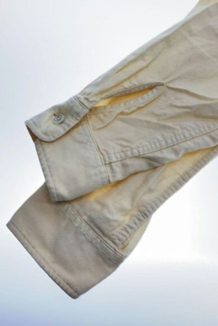 激レア　AT LAST & CO ワーキングシャツ 長袖 クリーム色