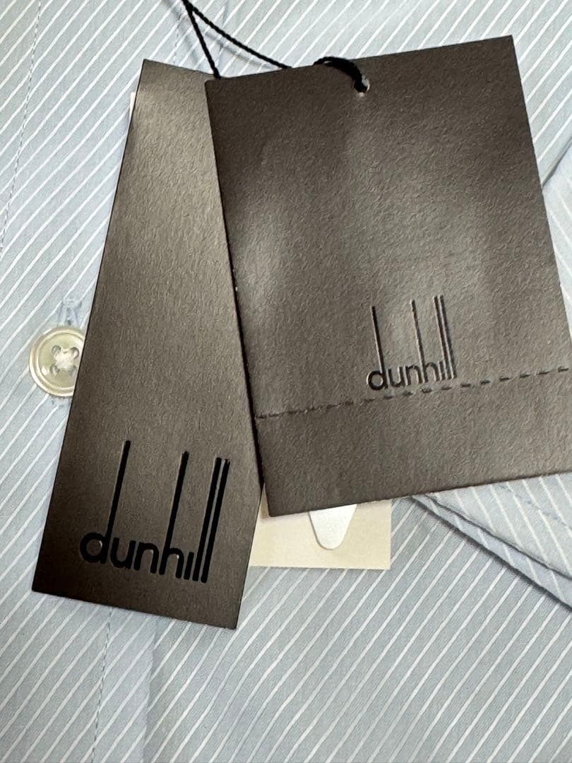 し*ん様 ★新品dunhillダンヒルストライプ長袖シャツ 43-82