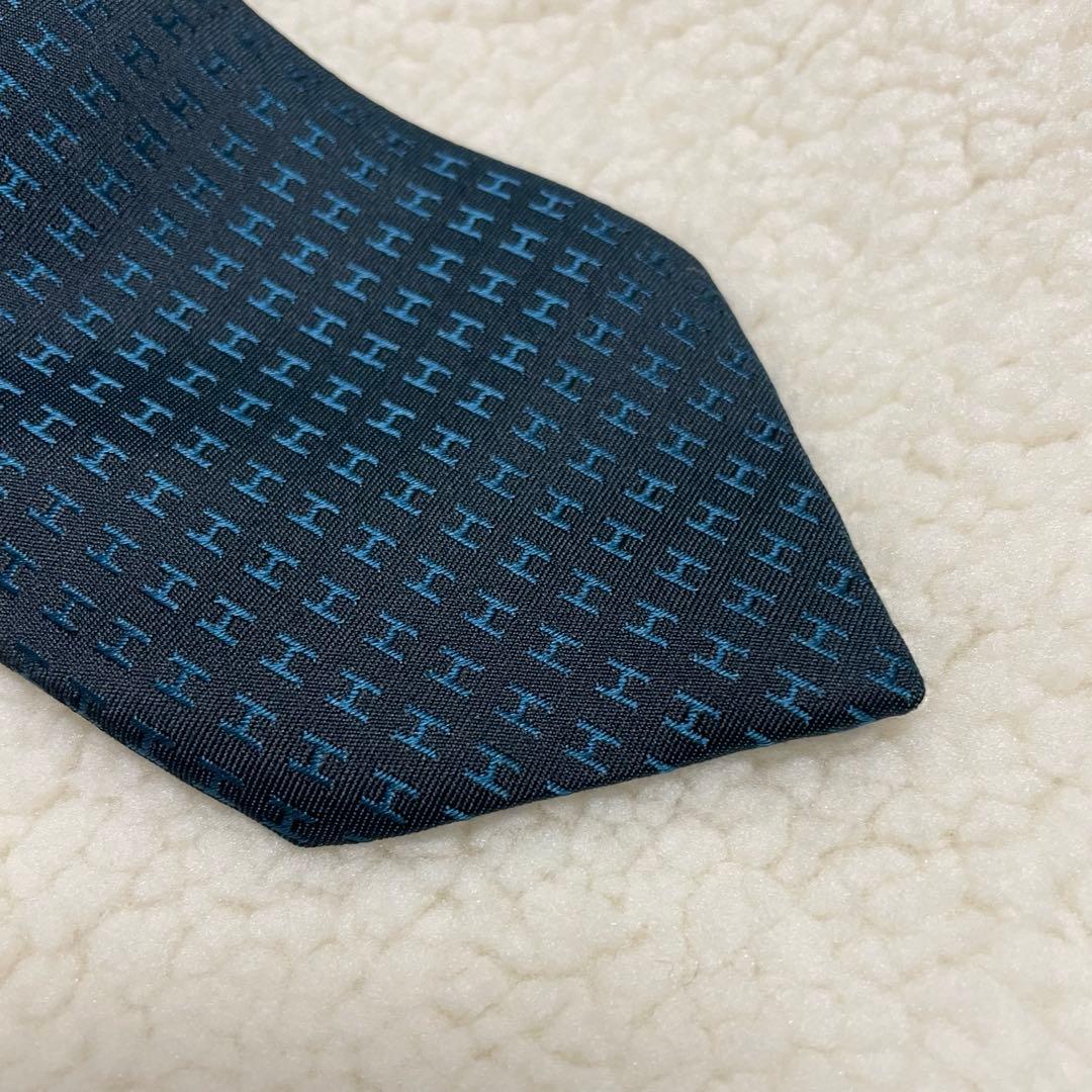 HERMES ネクタイ　ファソネH 美品　H織り