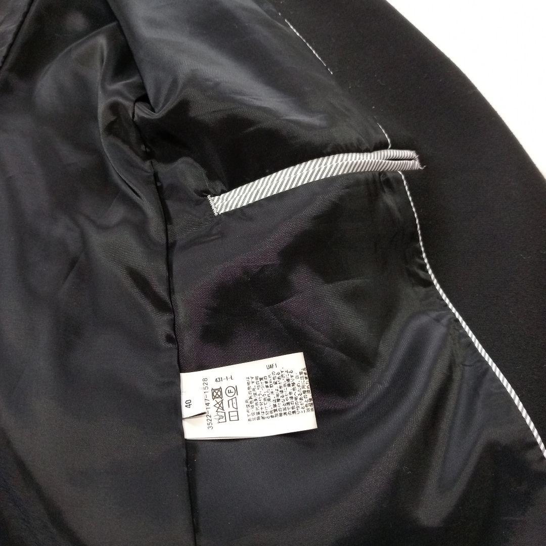 グリーンレーベルリラクシング テーラードジャケット パンツスーツ　黒　40