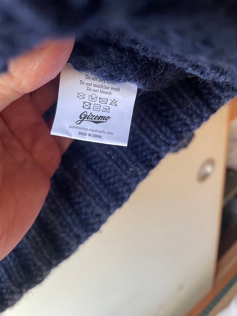 Lightning 30周年記念企画　GIZEMOミリタリーカウチンセーター　L