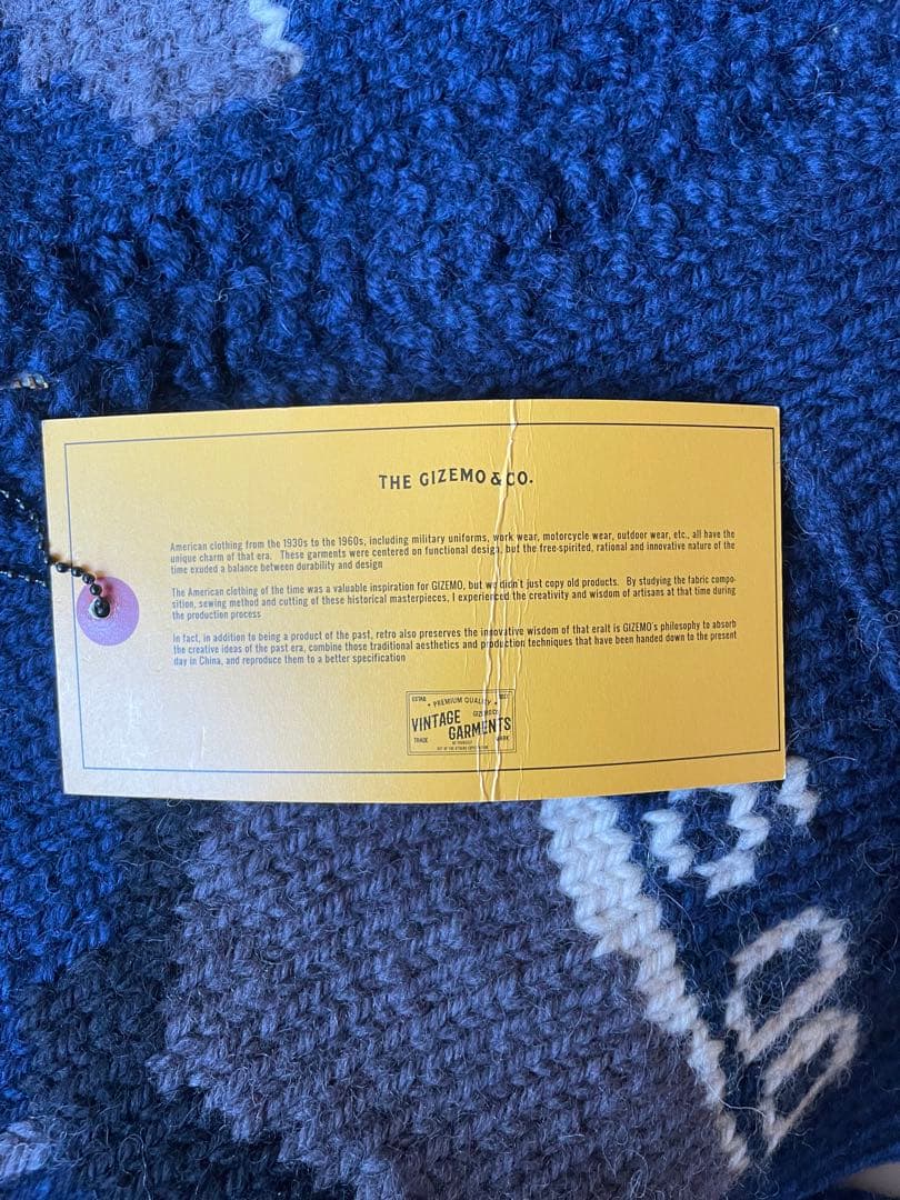 Lightning 30周年記念企画　GIZEMOミリタリーカウチンセーター　L