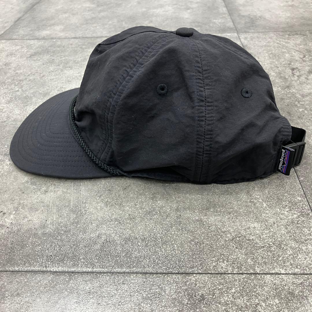【激レア】Patagonia パタゴニア 刺繍キャップ ブラック フリーサイズ