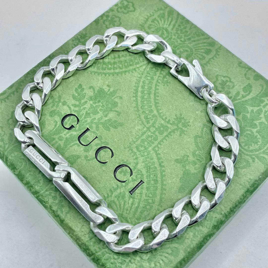 【美品】GUCCI グッチ　ノットインフィニティ　ブレスレット　喜平　サイズ19