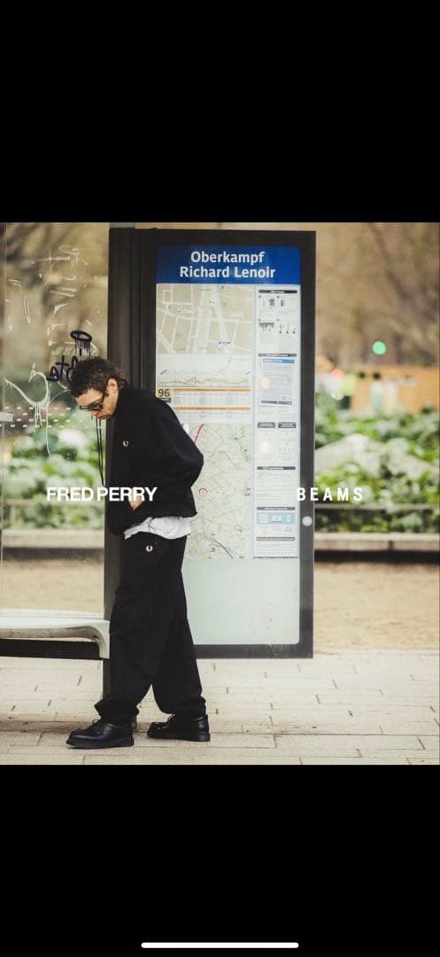 そ*め様 BEAMS FRED PERRY シェルジャケット＆パンツ M 202