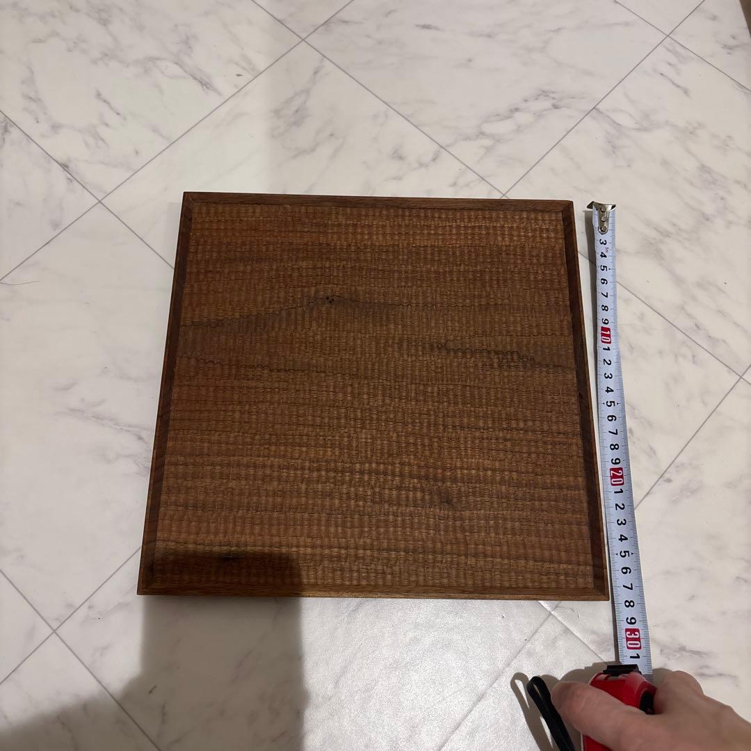 高塚和則　ひとり膳　木製トレイ　正方形　木工房玄　高塚和則