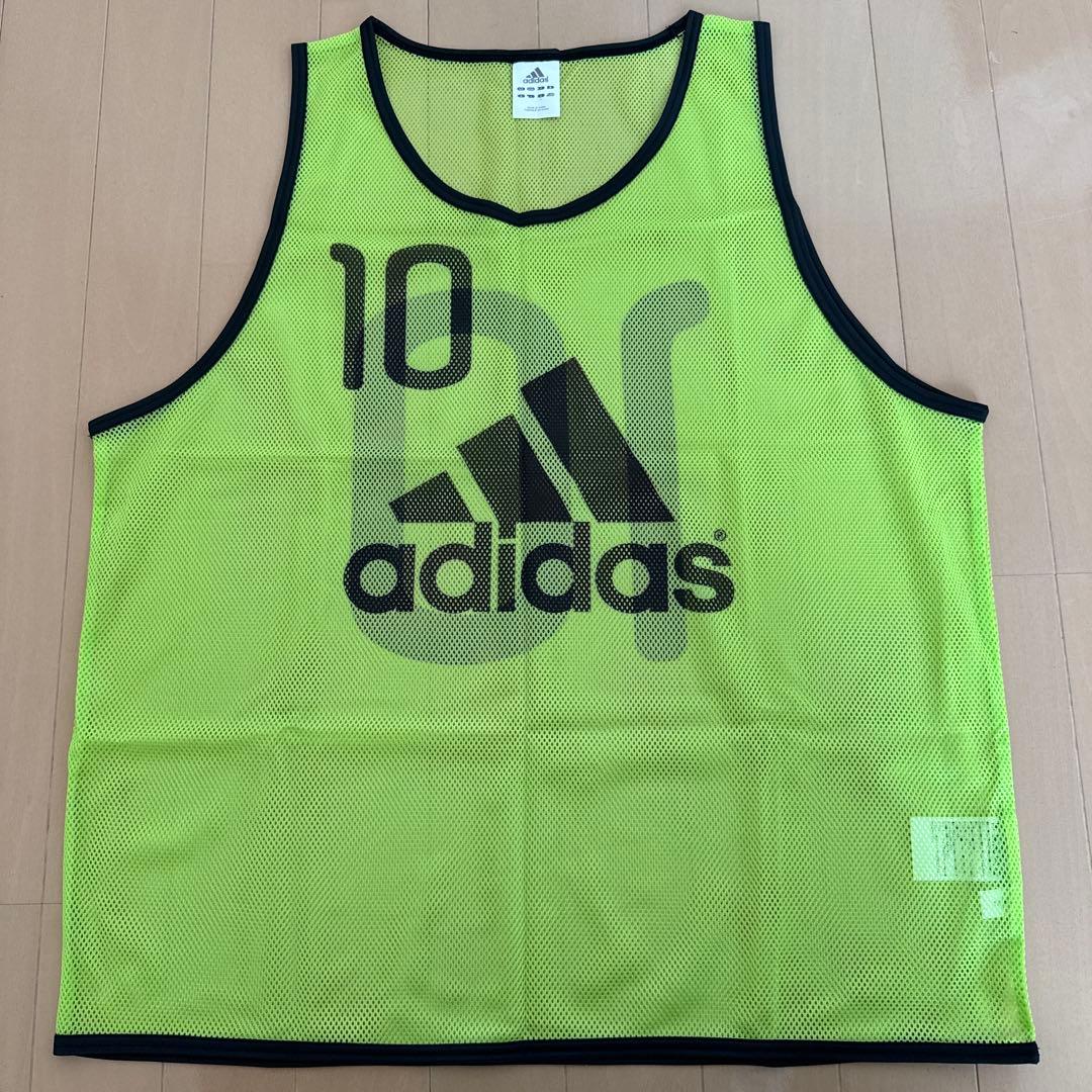 【闘将】10枚セット　adidas メッシュ　ビブス　L