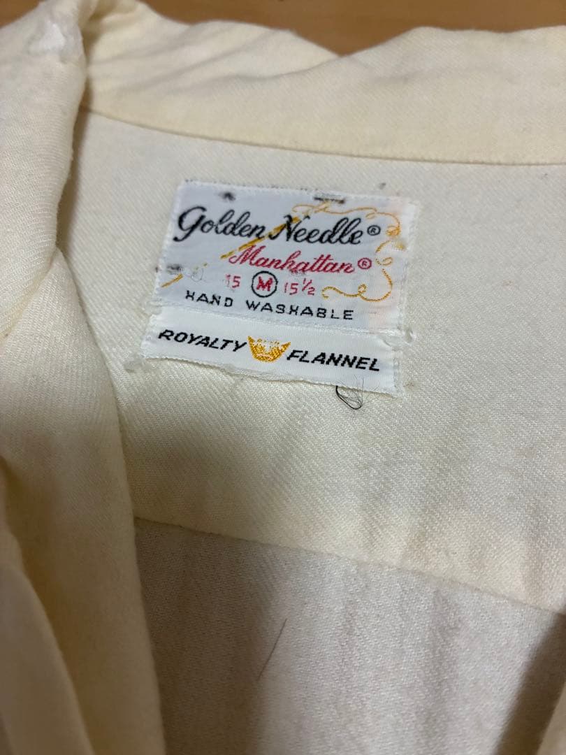 50's Golden Needle オープンカラーシャツ　単色