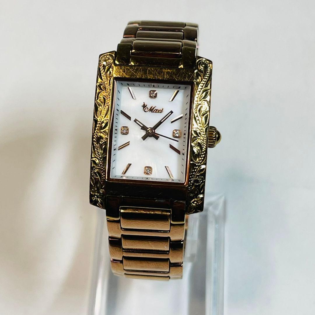 [美品] ハワイアンジュエリー　Maxi Vicenteコラボ　腕時計 ゴールド