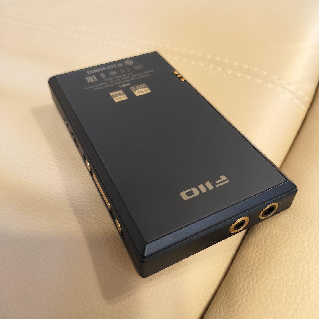FiiO M21 ダークブルー（ほぼ新品） ガラスフィルムとレザーケース付