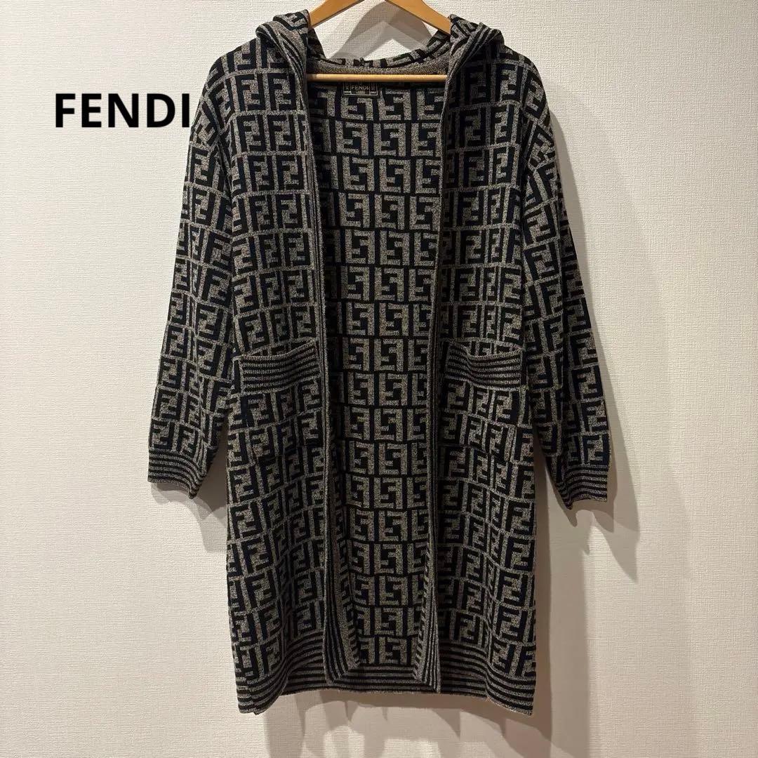 FENDIフェンディパーカーロングカーディガン