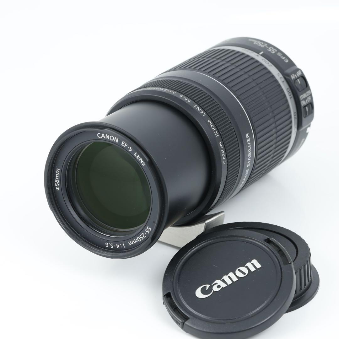 134★EF-S 55-250mm★CANONキヤノン★手ぶれ補正付き