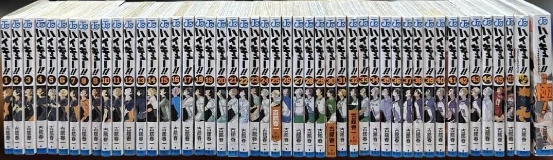 ハイキュー!!1巻〜45巻全巻セット＋33.5.排球本.排球極！合計48冊