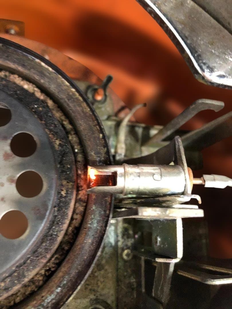 フジカ 石油ストーブ KSG-1 昭和レトロ ビンテージ 260201-3