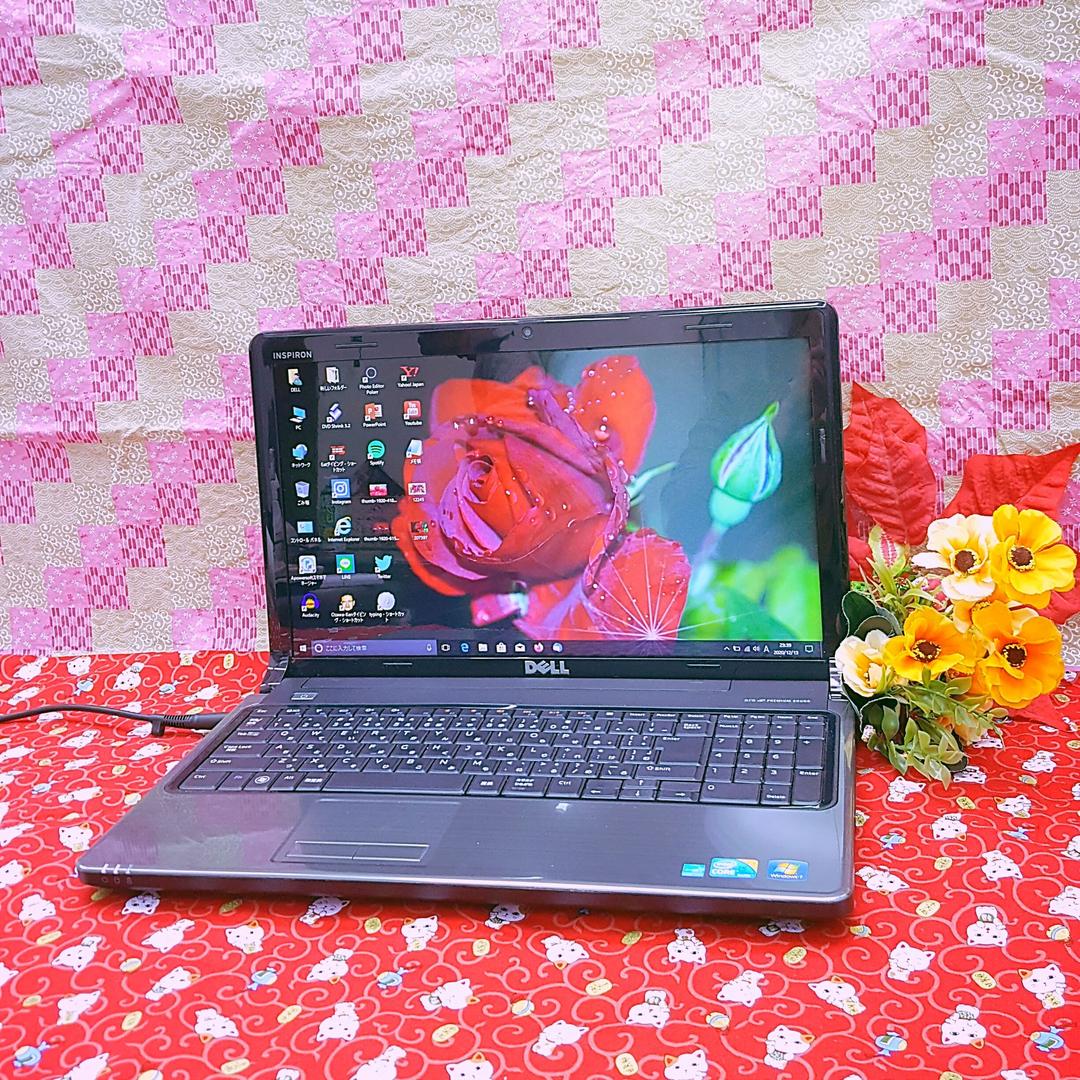 DELL！高性能Core i3！HDD大容量の320GBを搭載！動画編集ソフト