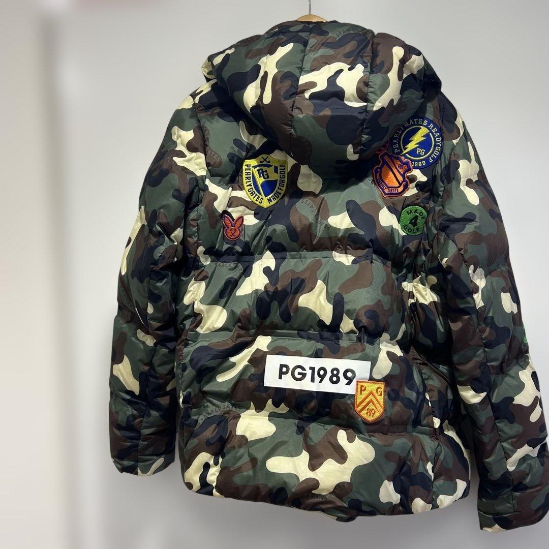 PEARLY GATES 迷彩柄 ダウンジャケット XL