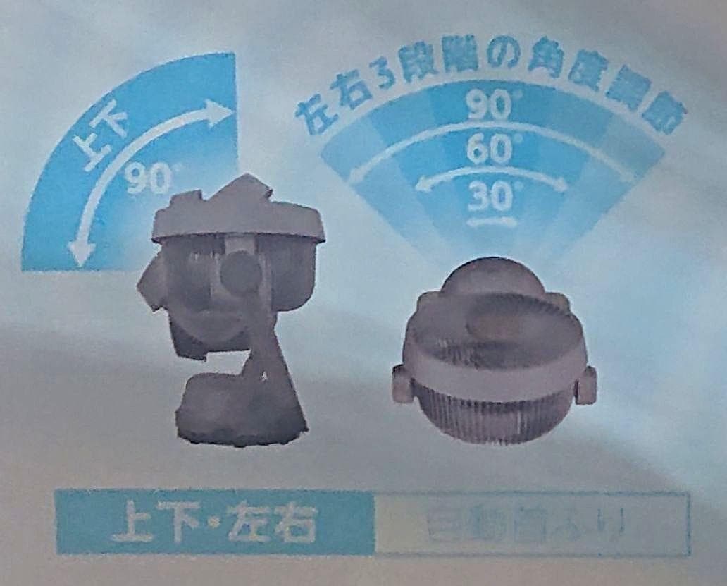 DCサーキュレーター ピエリア FCW-193D 羽根径19 木目調ダークウッド