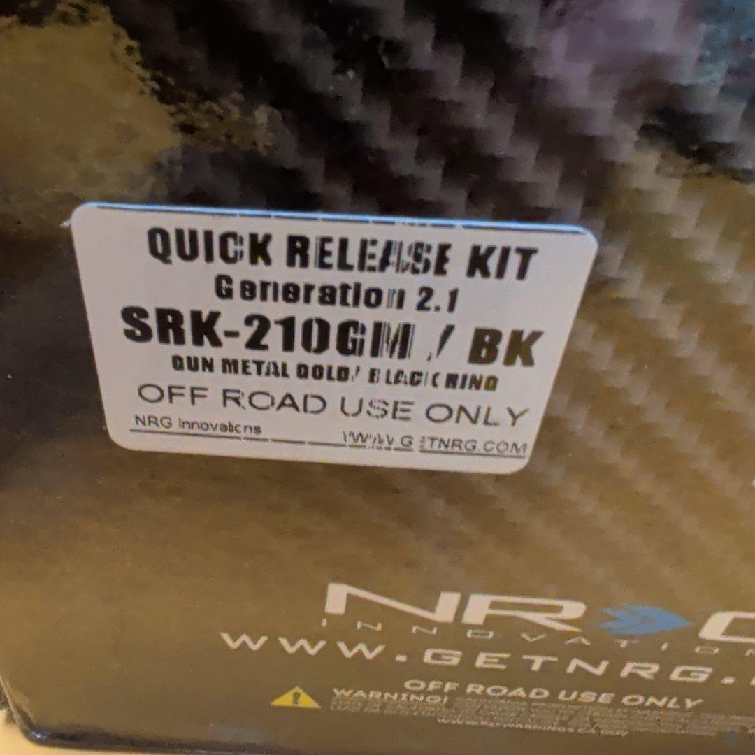 NRG SRK-210GM/BK クイックリリースキット