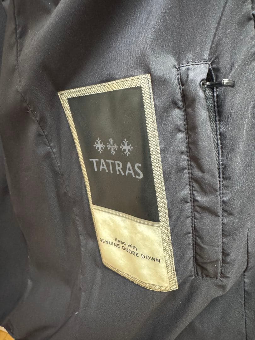 【超美品】タトラス TATRAS ダウンコート　ブラック　サイズ3 アゴーニャ
