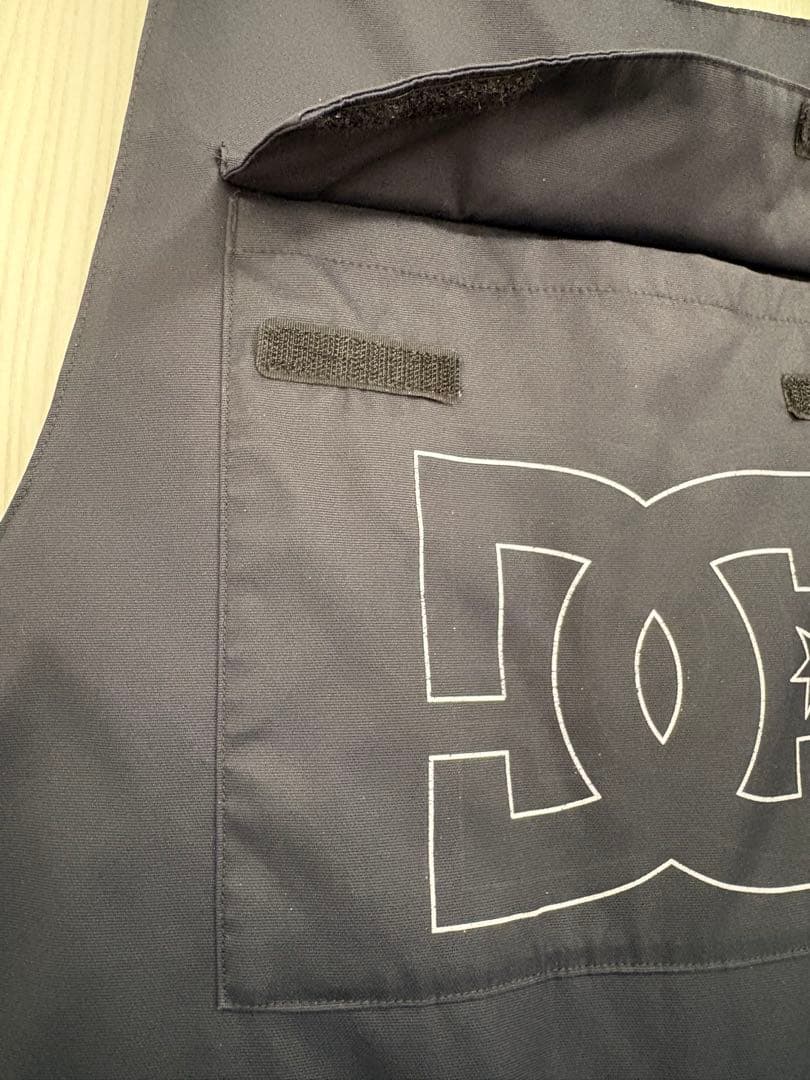 DC ブラック ビブ　L スノーボードウェア