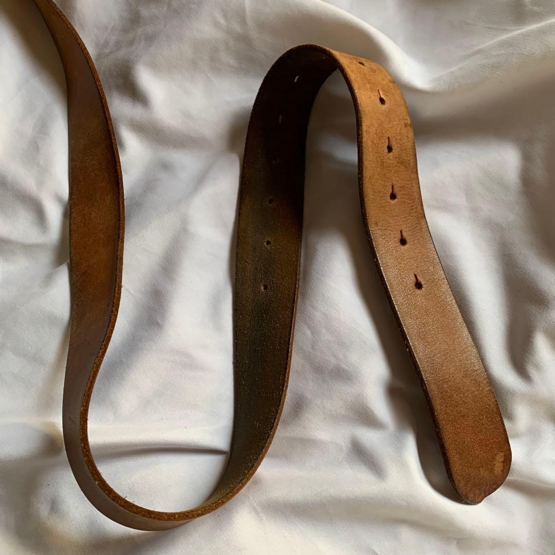 BAPE バックル レザーベルト