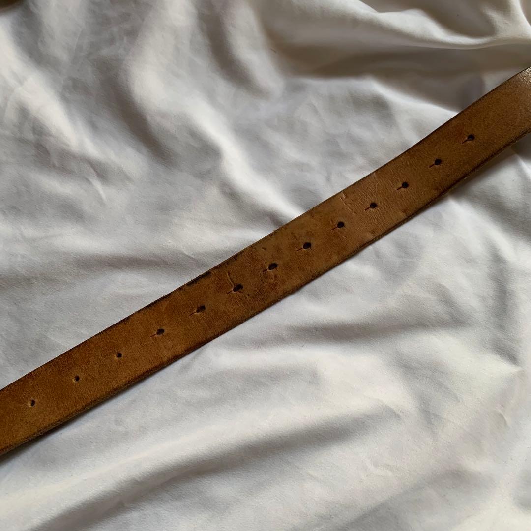 BAPE バックル レザーベルト