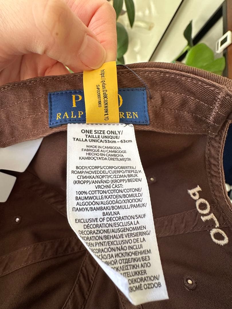 Polo Ralph Lauren Cooper Brownブラウン キャップ