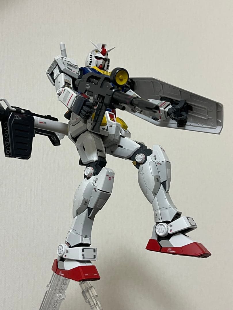 た*う様 MG RX-78-2 ガンダム 1/100 部分塗装完成品