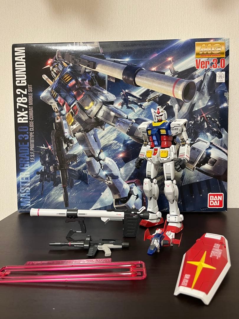 た*う様 MG RX-78-2 ガンダム 1/100 部分塗装完成品