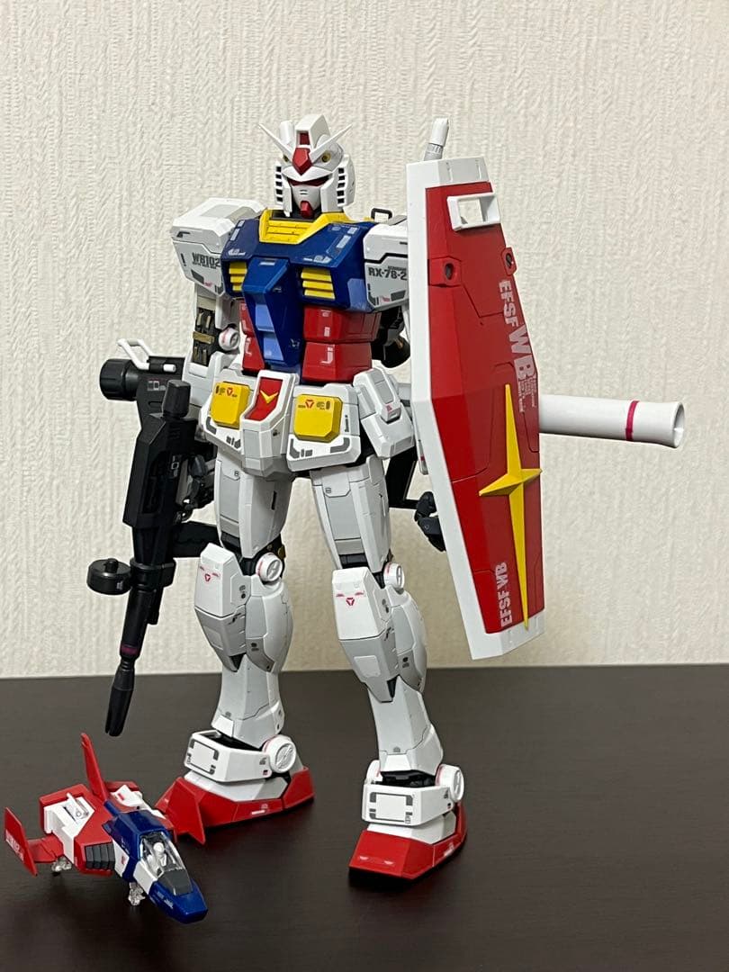 た*う様 MG RX-78-2 ガンダム 1/100 部分塗装完成品