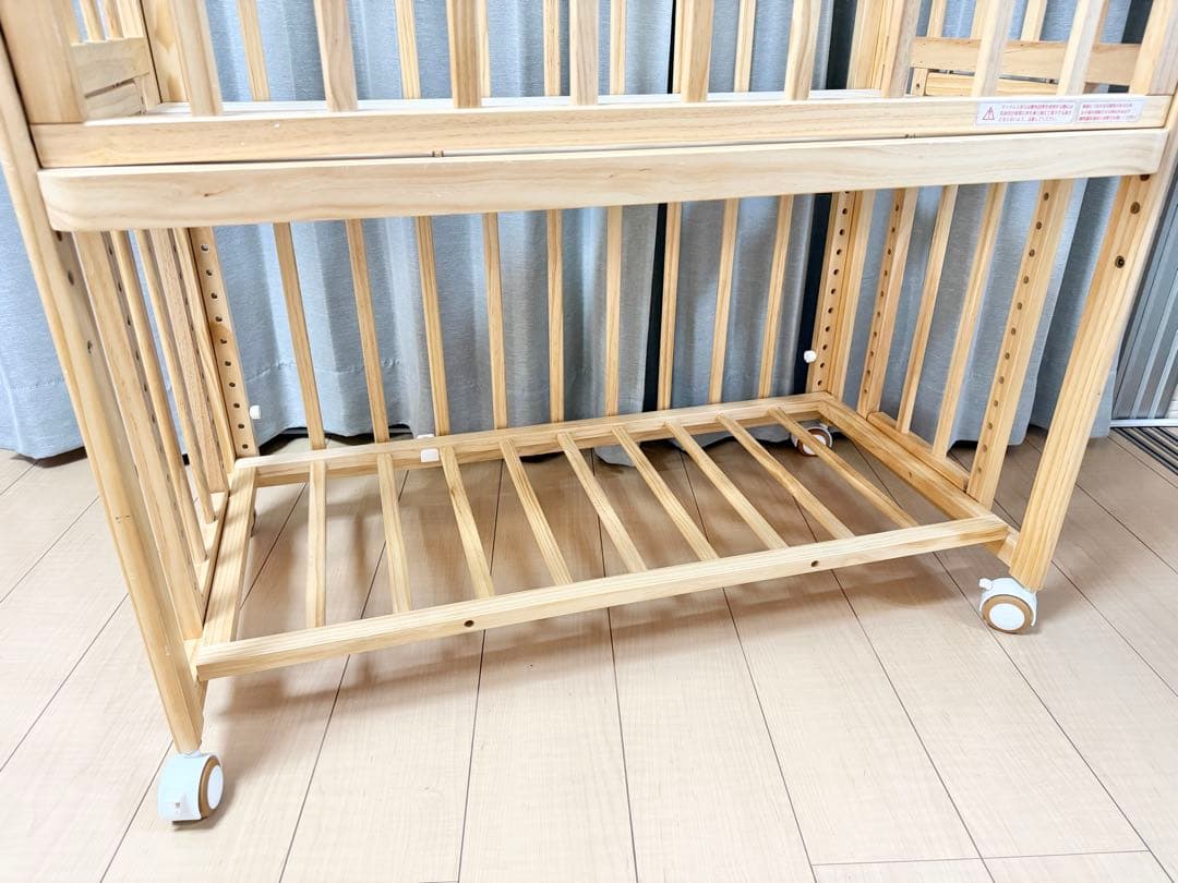 yamatoya 大和屋 そいねーる＋ロング ベビーベッド ナチュラル