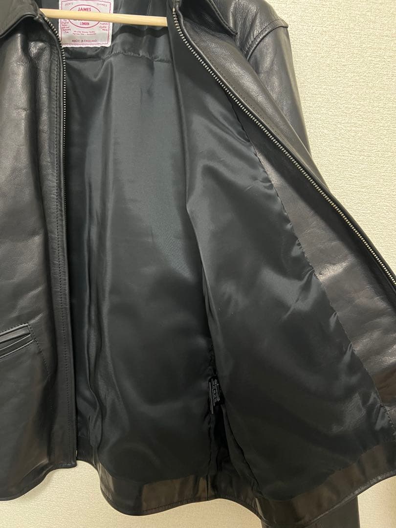 JAMES GROSE CARLTON ライダース 別注 馬革 タグ有 42