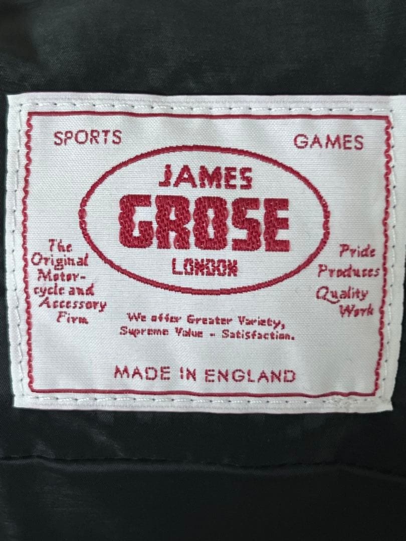 JAMES GROSE CARLTON ライダース 別注 馬革 タグ有 42