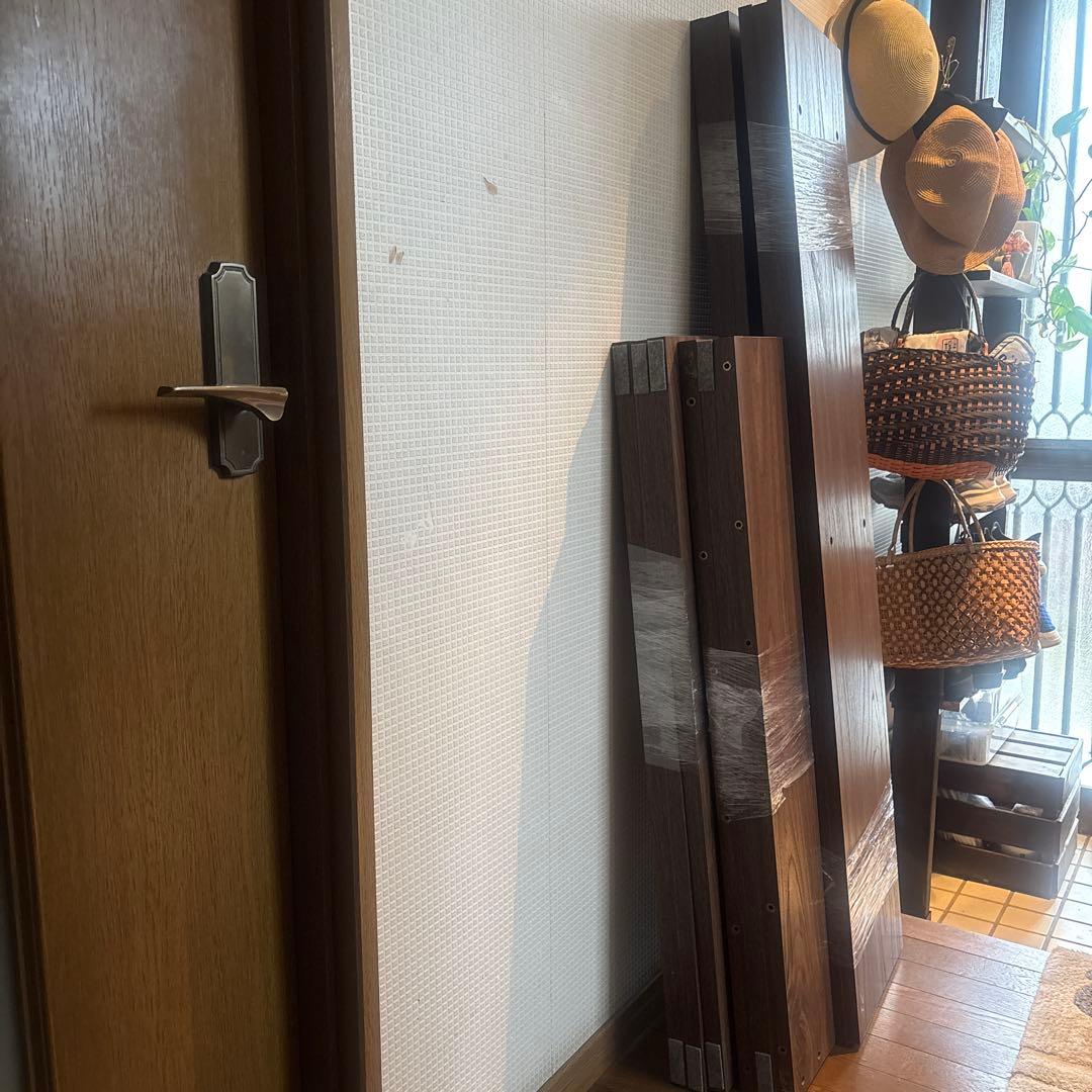 LOWYA すのこベッド 木製　【引き取りのみ】