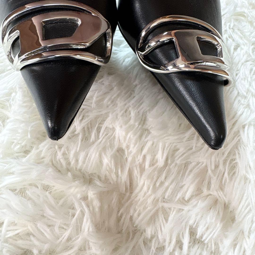 ☆美品☆DIESEL ディーゼル D-VENUS ミュール ハイヒール Dロゴ